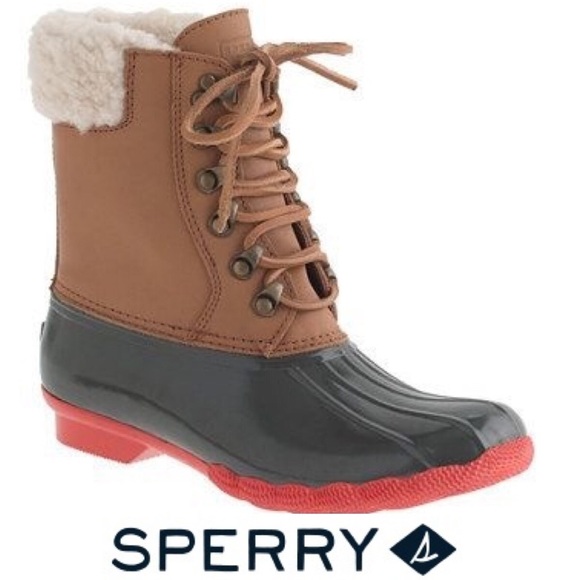 sperry shearling boots